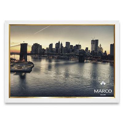 Рамка MARCO decor 1511 1 фото 21х30 см белый 