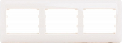 Рамка трехместная LXL Oscar TL1145 горизонтальная кремовый 8538909900