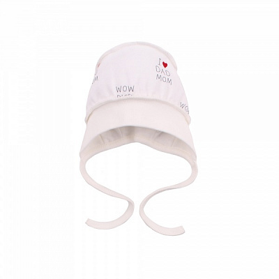 Шапочка Фламінго р.62 молочний 398-008