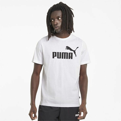 Футболка Puma ESS Logo Tee 58666602 2XL белый