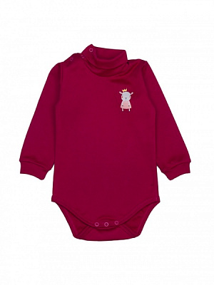 Боди-гольф для девочки Luna Kids Овечка р.98 бордовый 0090 