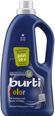 Гель для машинной и ручной стирки Burti Color для цветного белья 1,3 л