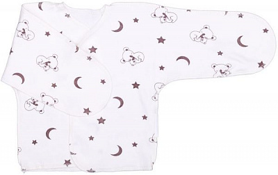 Льоля дитяча Bambinelli Ведмедик р.56 білий із малюнком