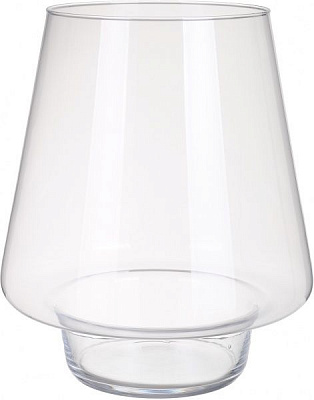 Ваза стеклянная прозрачная Модерна 37х32.3 см Wrzesniak Glassworks