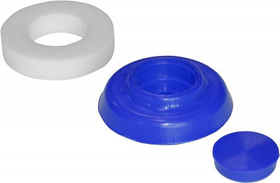 Шайба для крепления поликарбоната 50 шт синяя