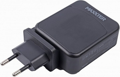 Зарядное устройство Maxxter WC-PD65W-01 2x USB-C 1х USB-A 