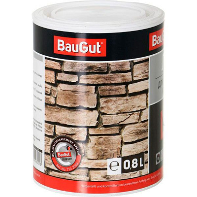 Лак для штучного каменю LFN BauGut напівмат 0,8 л прозорий