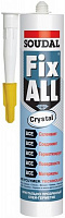 Клей-герметик SOUDAL FIX ALL Crystal 290мл прозрачный