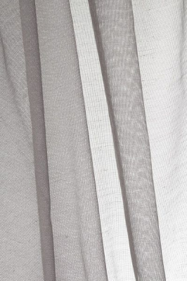 Ткань тюлевая 300 см сетка матовая серая 