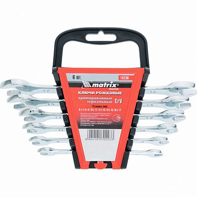 Набор ключей Matrix Master 15236 6-17 мм 6 шт