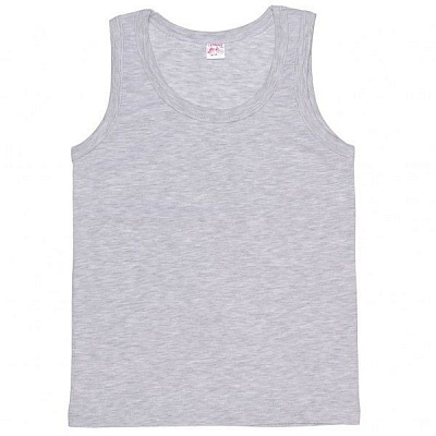 Майка детская для мальчика Татошка Майка детская р.146 серый меланж 