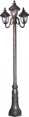 Фонарный столб WunderLicht E27 100 Вт IP44 старая сталь DH-2029-3M 