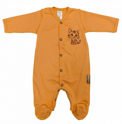 Комбинезон детский унисекс Bambinelli Кмб305-4 р.68 оранжевый