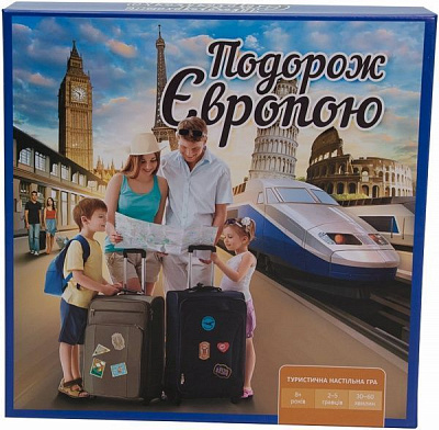 Игра настольная Arial Путешествие по Европе 4820059910275