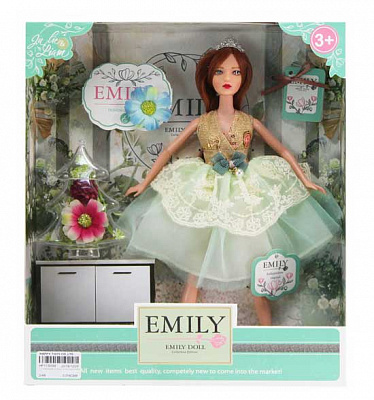 Кукла Shantou Emily QJ088B с аксессуарами