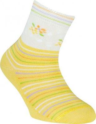 Носки детские Conte-Kids Tip-Top 253 7С-54СП р.14 желтый с рисунком 