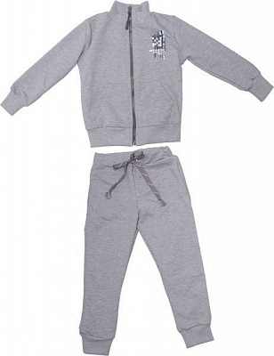 Спортивний костюм Маленькие люди для хлопчика р.104 сірий меланж