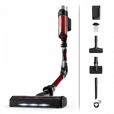 Пылесос аккумуляторный Rowenta X-Force 9.6 Animal RH2079WO black/red 