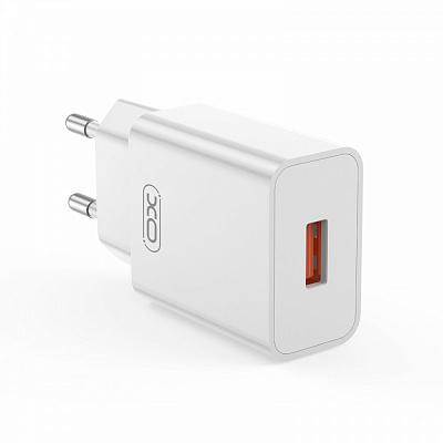 Сетевое зарядное устройство Xo L127 QC18W USB-A, White (L127.white)