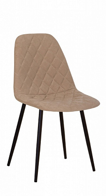 Стул обеденный Nowy Styl LIYA FX BLACK (BOX-2) (CH)AB-05 бежевый / черный