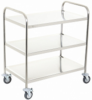 Візок сервірувальний 3 полиці UFB 860x530х950 мм нержавіюча сталь