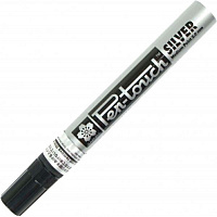 Маркер Sakura Pen-Touch средний MEDIUM 2.0 мм 41502 серебряный 
