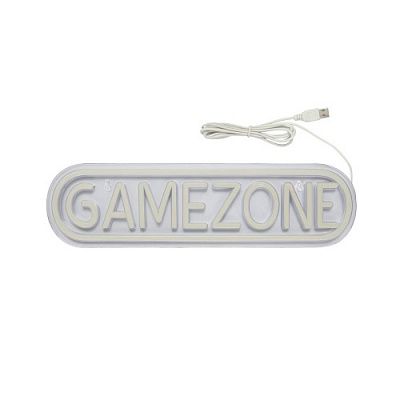 Неонова вивіска LED-NEON GAMEZONE 420x120 мм різнокольоровий (RGB)