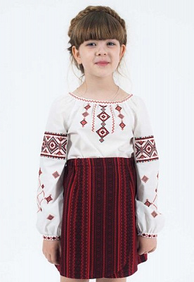 Вышиванка Гармонiя Рівненщина р.128 красный 33287 