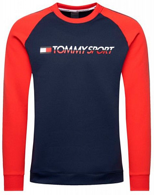 Джемпер Tommy Hilfiger FLEECE TAPE CREW S20S200276401 р. XL темно-синій