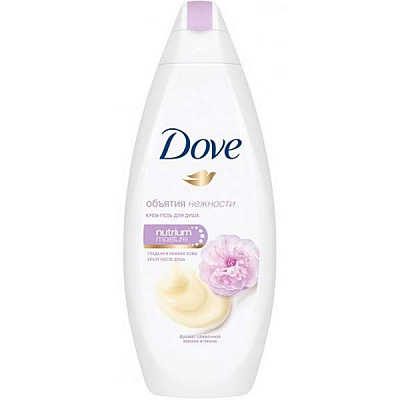 Крем-гель для душу Dove Вершкова ваніль та піон 250 мл