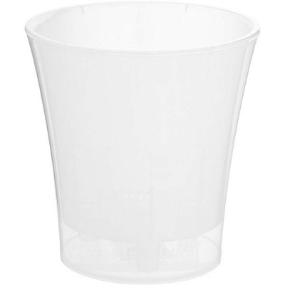 Горшок пластиковый Santino Арте круглый 1,2л прозрачный 