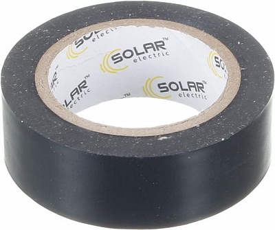Ізострічка Solar 0.15mm x 15mm 10 м чорна 15x0,15 мм 10 м чорний