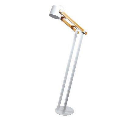 Торшер Светкомплект LOFT TR 160 E27 40 Вт белый/дерево 