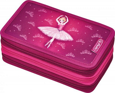 Пенал 31 предмет Triple Ballerina 50008537 Herlitz рожевий