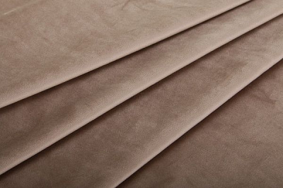 Ткань портьерная Велюр 300 см бежевая 