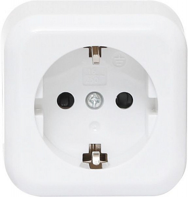 Розетка с заземлением Expert Power Power без шторок белый HSN-SCP.H3A20G1WG-WH