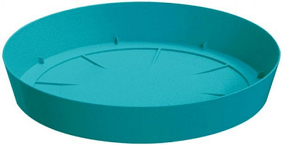 Піддон пластиковий Prosperplast Lofly круглий (70781-320) бірюзовий
