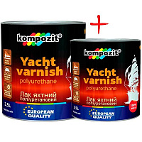 Лак Kompozit яхтный глянцевый 2.5 л + 0.7 л