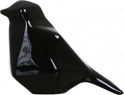 Статуэтка Птица 2507-6,5 черная Eterna