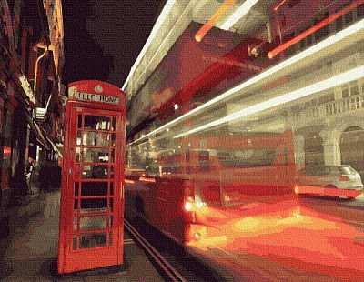 Картина за номерами Вечірній Лондон BookOpt