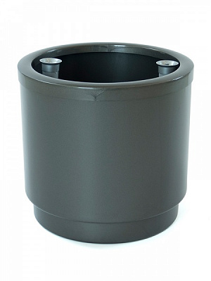 Горшок пластиковый Plastiken HIDROJARDINERA 4148 круглый 80 л антрацит (4148 antr 4148 ч) 