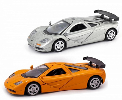 Автомодель TechnoDrive 1:43 McLaren F1 1992 сірий помаранчевий 250412U