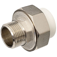 Американка наружная Valtec с переходом на наружную резьбу ППР 25х3/4"