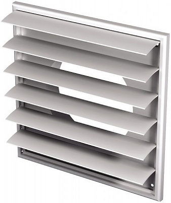 Решетка Вентс МВ 250/200 ВЖ с фланцем пластик белый 