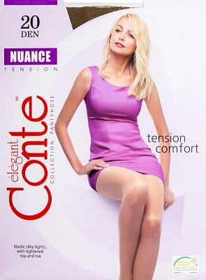 Колготки Conte NUANCE 20 den bronz р. 5 бронзовий