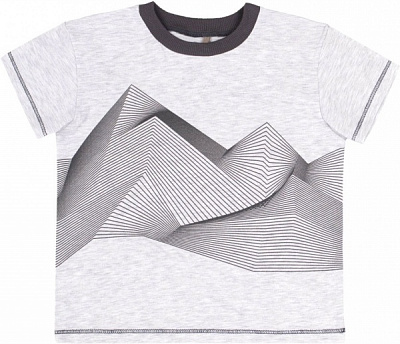 Футболка для мальчиков Bembi ФБ868 р.86 серый меланж 24868011036.XM0 