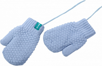 Рукавицы HW для девочек р.10-12 /синий