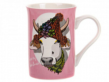 Чашка для чая Moo pink NY 300 мл 358-1006 Lefard