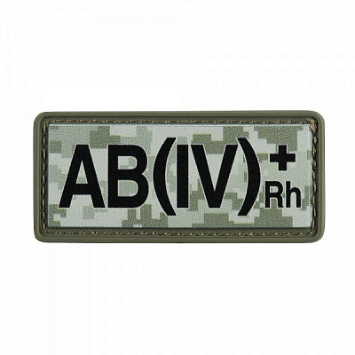 Шеврон АРТ ІДЕЯ Группа крови (4+) ПВХ пиксель