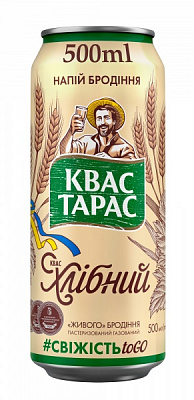 Квас Тарас хлібний живого бродіння 0,5 л